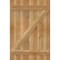 Ekena Millwork Joined Board-n-Batten Shutters w/Z-Bar, Rough Sawn Western Red Cedar, 26 7/8W x 40H, PR RBJ06Z26X040RWR - alternate 5